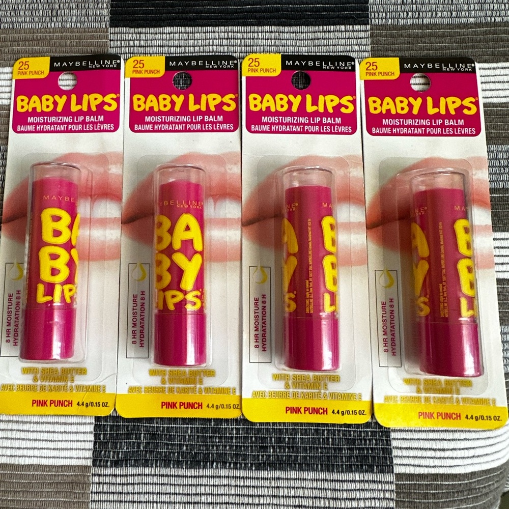 Bundle #71 4 baby lips lip balms‎ new